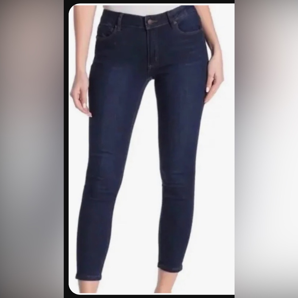 NEW Tahari comfort luxe classic skinny Jean Dark Blue Size 22 Plus Size NWT New